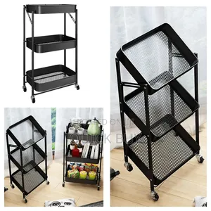 3-tier Rolling Utility Carts.