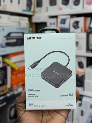 Green Lion GHB-7 7 in 1 Usb-C Hub