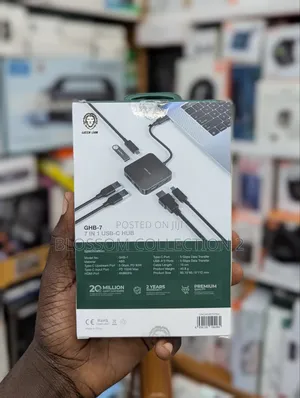 Green Lion GHB-7 7 in 1 Usb-C Hub
