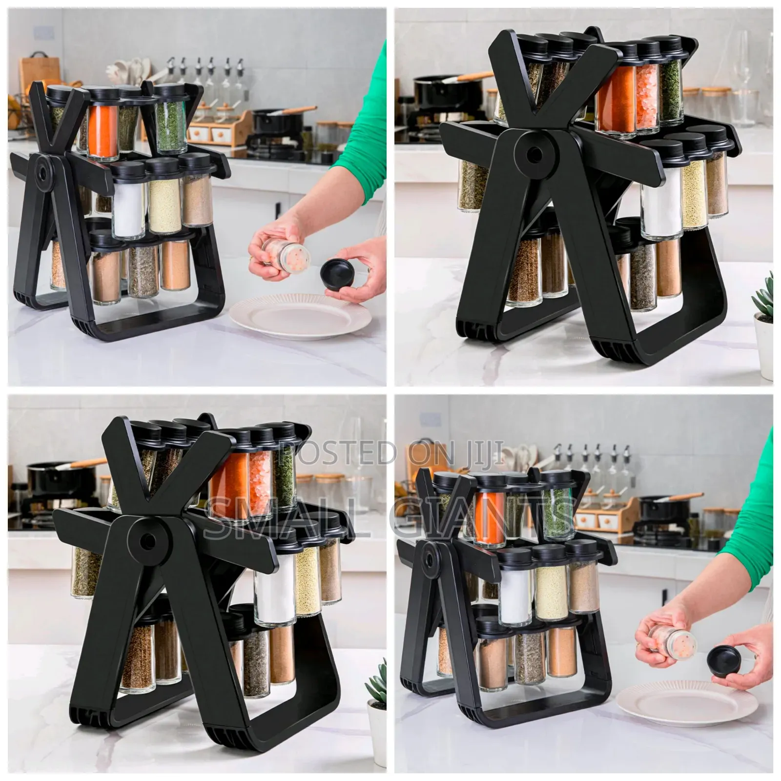 18-jar Rotating Spice Rack