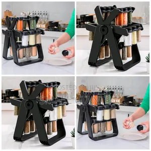 18-jar Rotating Spice Rack