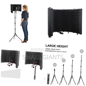 Portable Vocal Booth W/ Ambient Reflection Filter