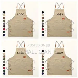 Customizable Canvas Apron With Pockets