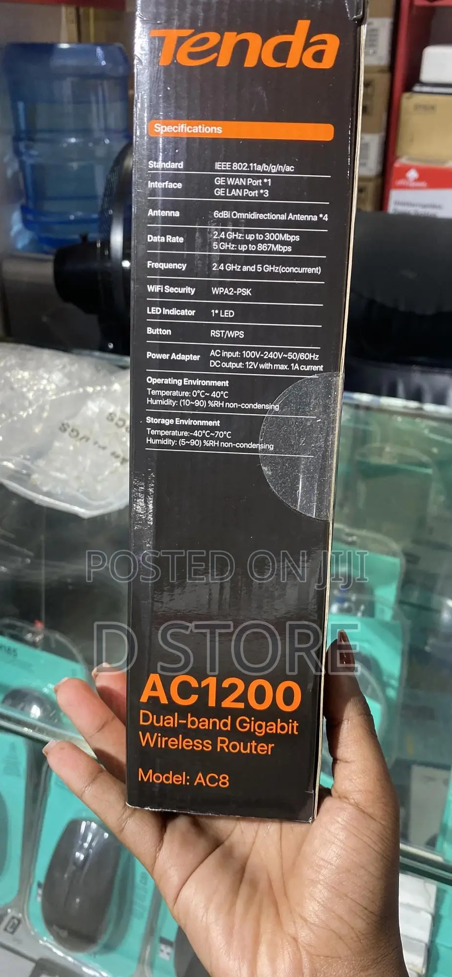 Tenda Ac1200 Gigabit Wireless Router Ac8