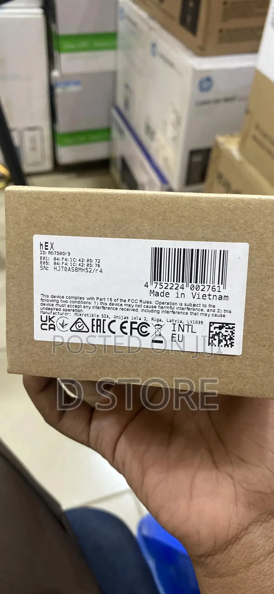Mikrotik Hex Series 750gr3