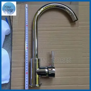 Stainless Steel Swan Neck Single-Lever Kitchen Mixer Tap
