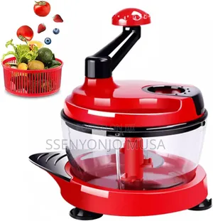 Manual Food Processor | Hand Operated Crank Chopper Blender