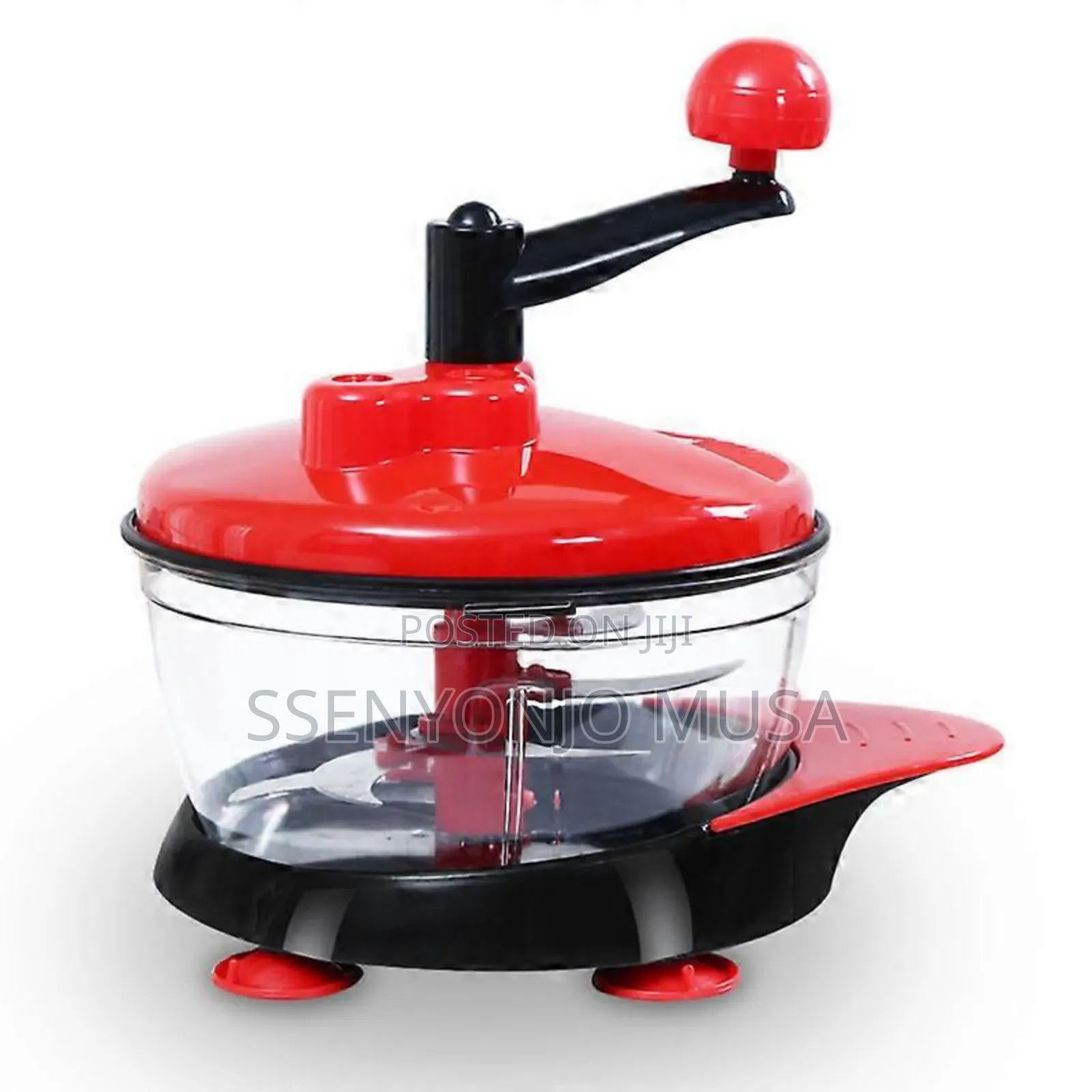 Manual Food Processor | Hand Operated Crank Chopper Blender