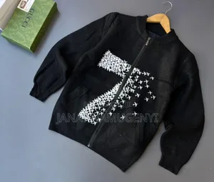 Black Zipped Sweater