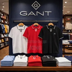 Gant Distinctive Striped Detail T-Shirts
