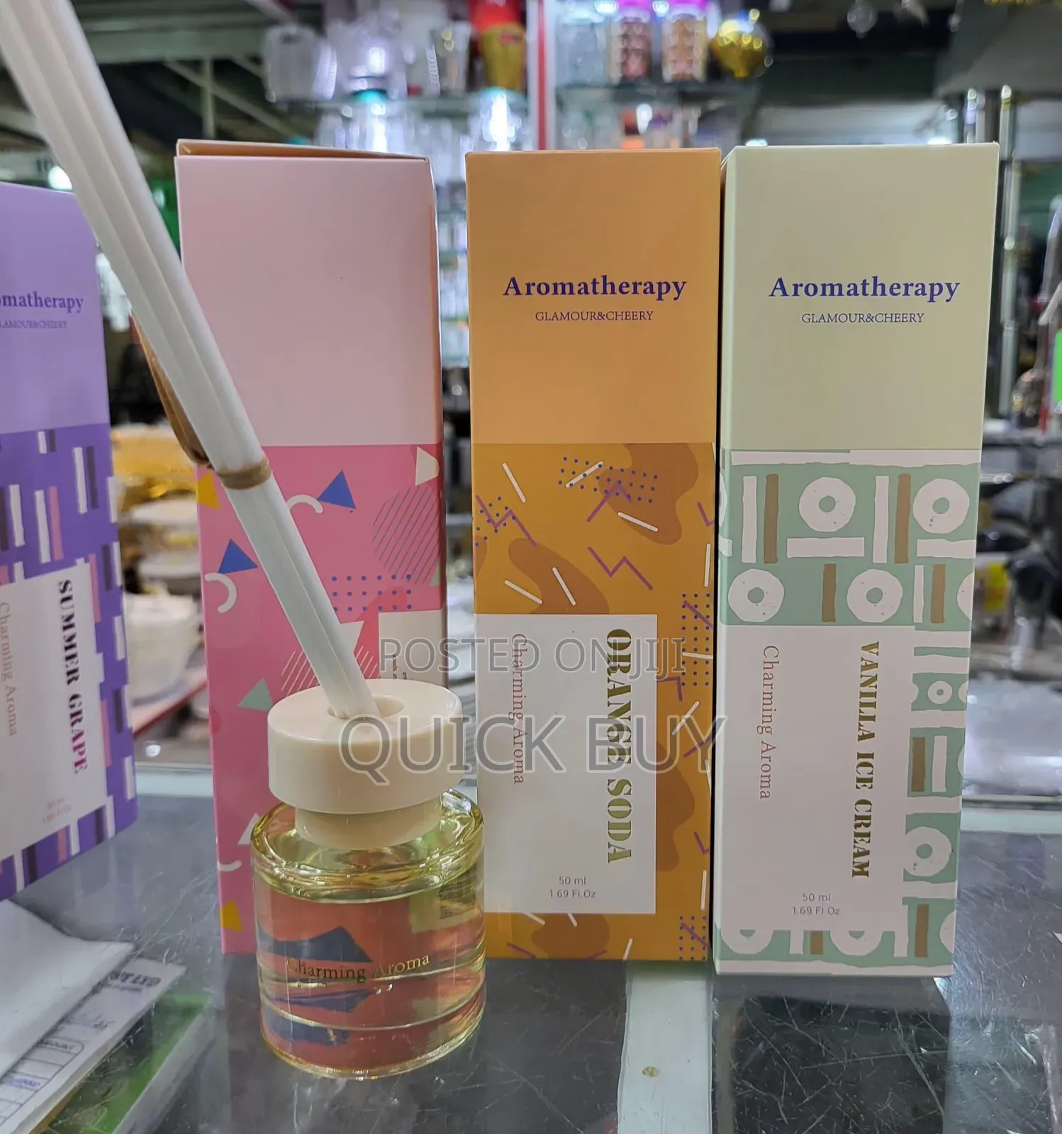 Glamour Cheery Aromatherapy Reed Diffuser Set