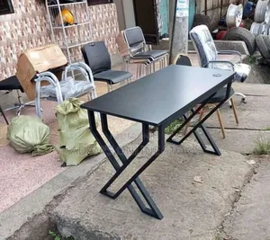 Metallic Office Table Desk in Black Colour