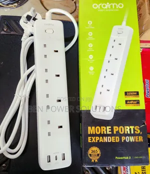 4ways Oraimo Original Extension With Usb Ports