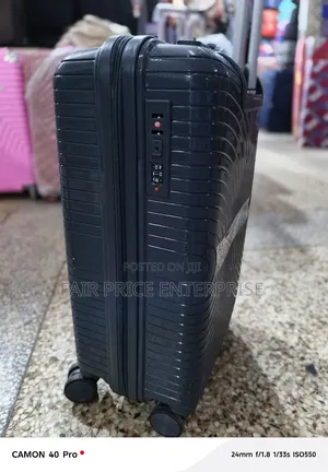 Noble Rubber Plastic Suitcase. Large Size