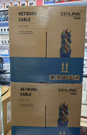 Ip-Link Category 6 (Cat6e) Network Cable Roll 305m Indoor Cable