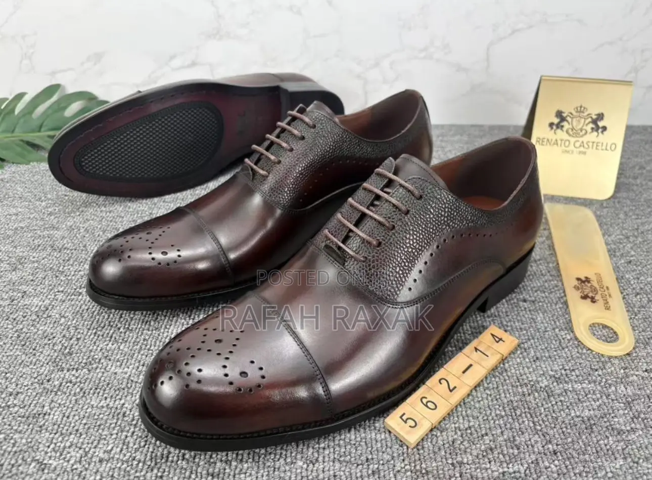 Original Dark Brown Renato Castello Oxford Formal/Gentle Shoes
