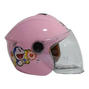 Kids Motorcycle Retro Half Helmet - Multicolor