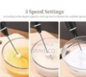 Versatile Handheld Electric Milk Frother and Mixer Kit