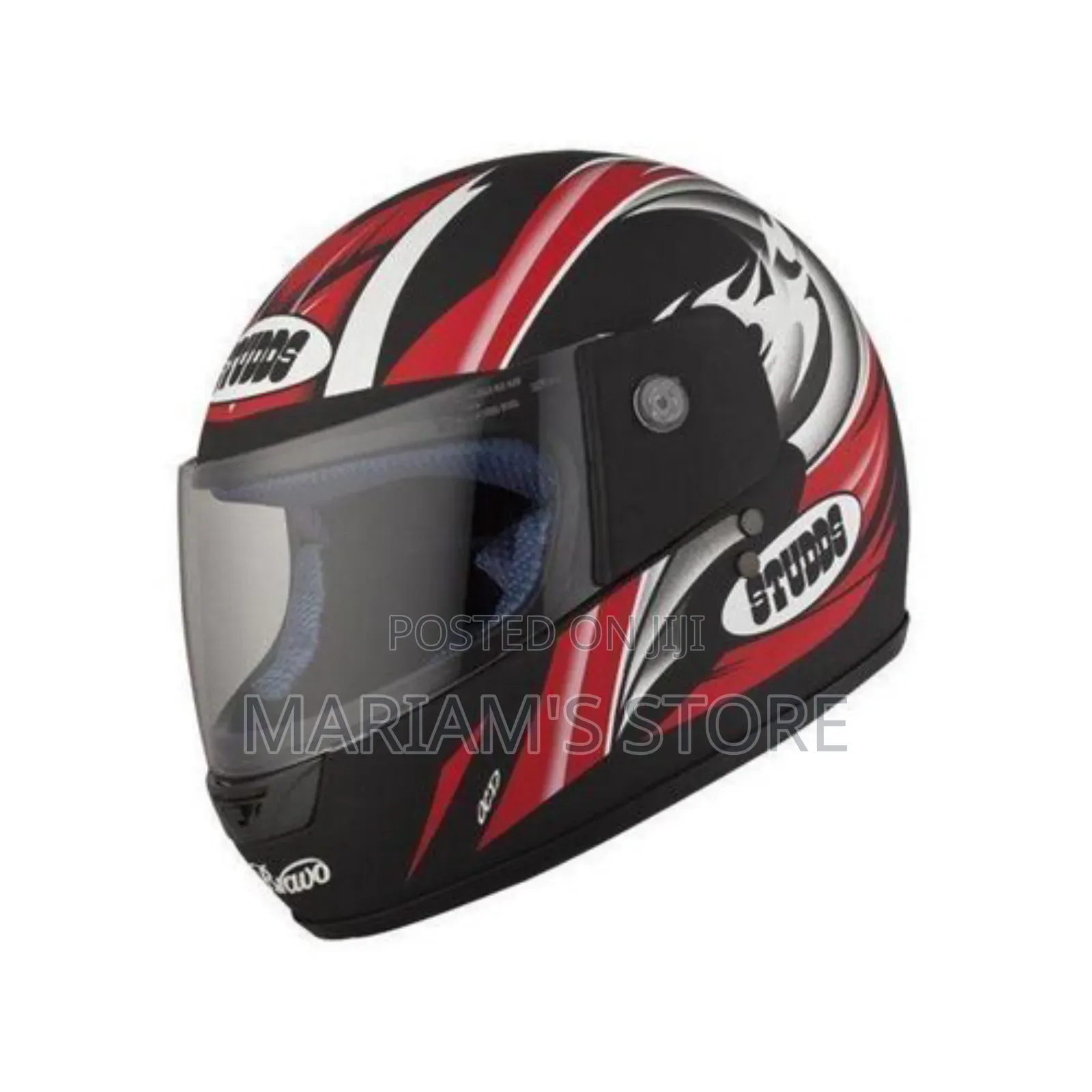 Studd 100 Studds Bravo Devil Full Face Helmet-Red