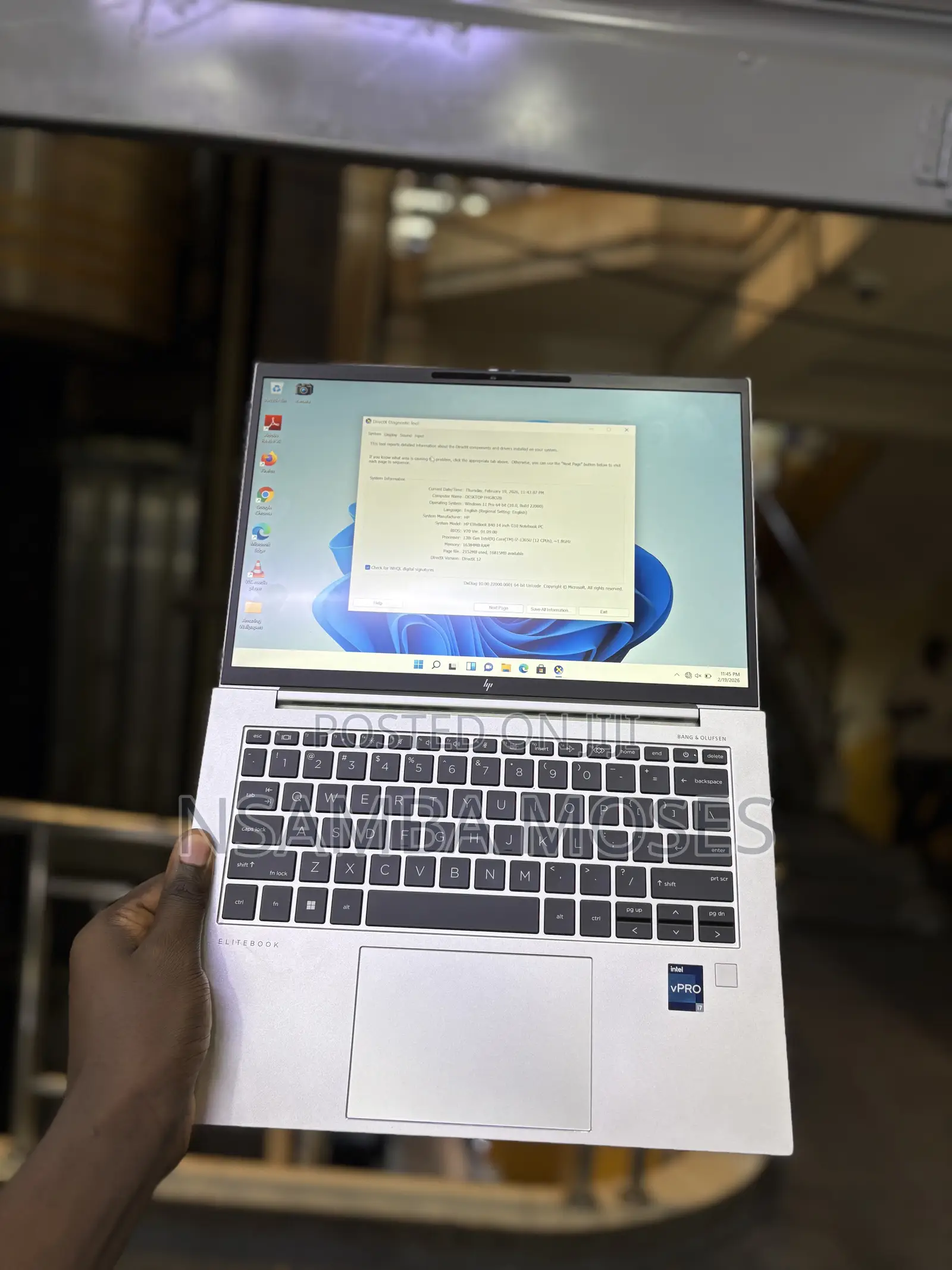 Laptop HP EliteBook 840 G10 16GB Intel Core i7 SSD 512GB