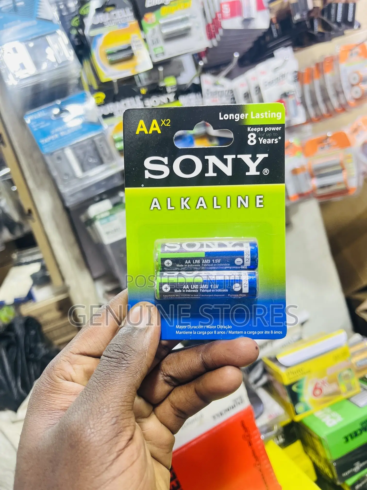 Sony Alkaline Batteries Double Aa
