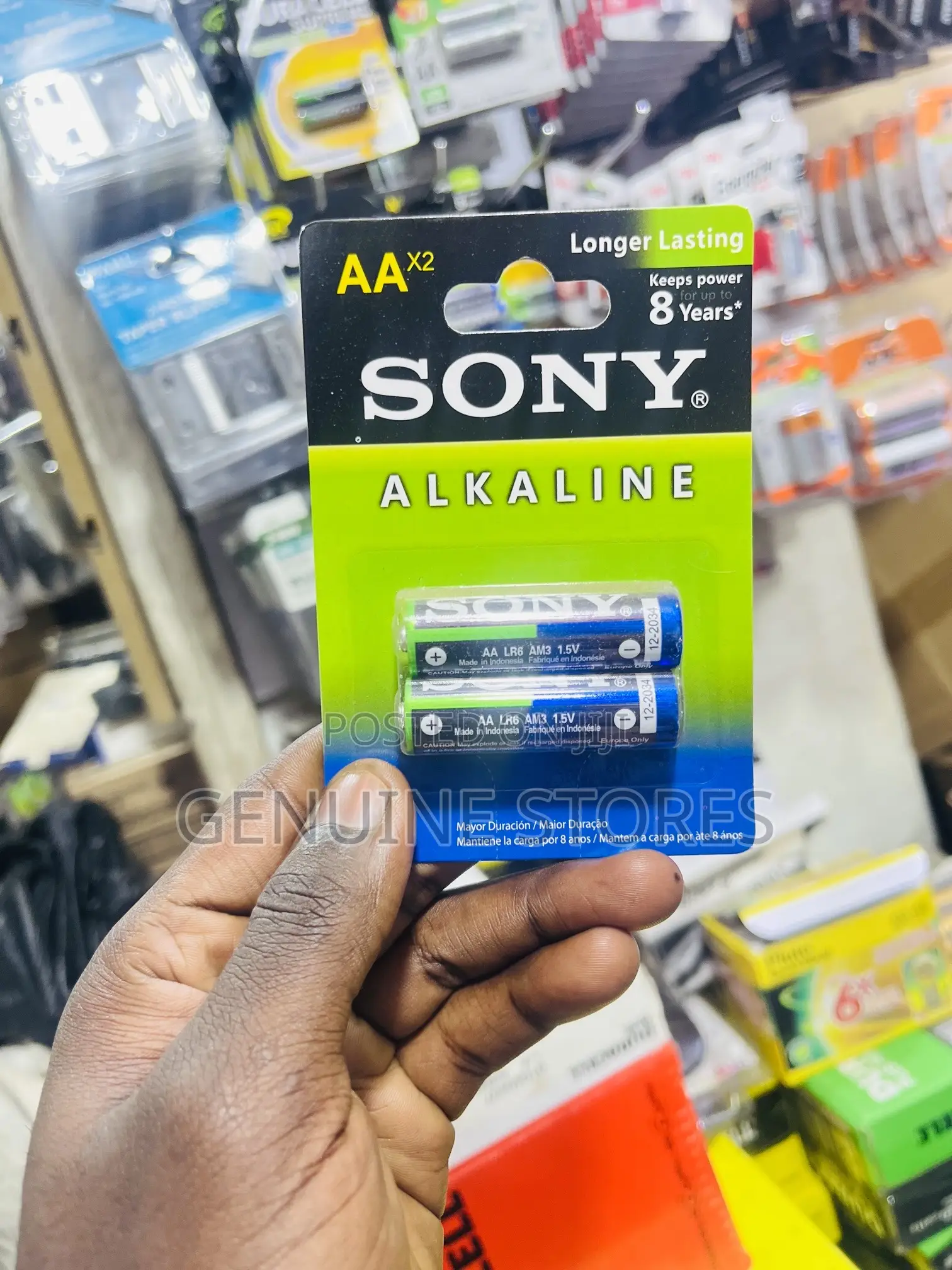Sony Alkaline Batteries Double Aa
