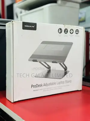 Pro Desk Aluminum Adjustable and Foldable Aluminum Laptop Stand