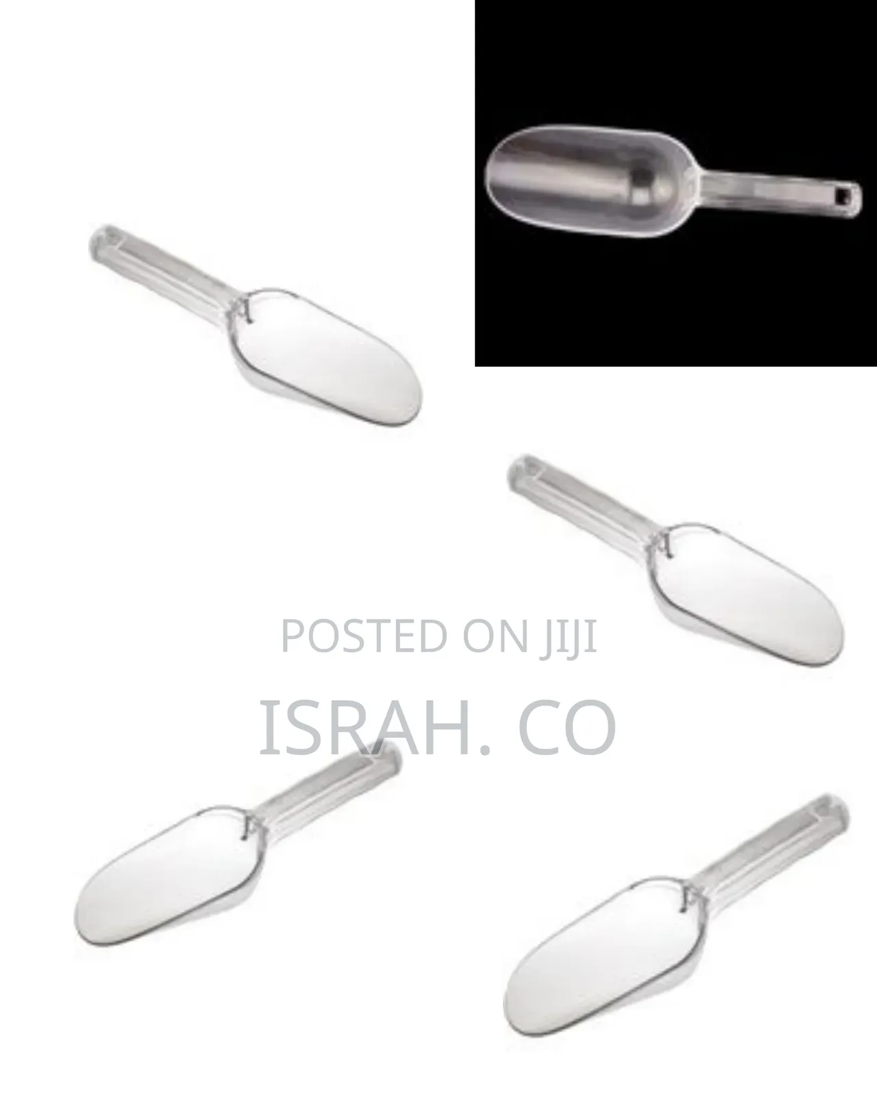 Ice Cube Shovel Scoop Scraper Plastic Clear Ice Bucket Bar Tools-