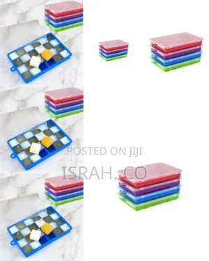1 Piece of 24 Cube Ice Cube Tray With Lids,Bpa Free Silicone