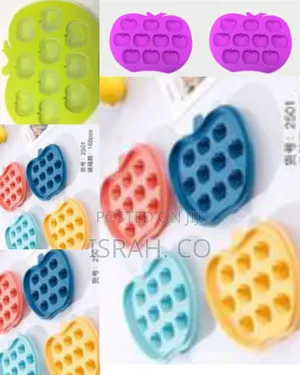 Apple Shape Silicone Mould Mold Ice Cube Tray Wax Melt Chocolate