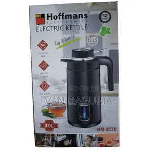 Hoffmans 3.0 L Electric Kettle (Model Hm-2530) - 70°C Keep About.