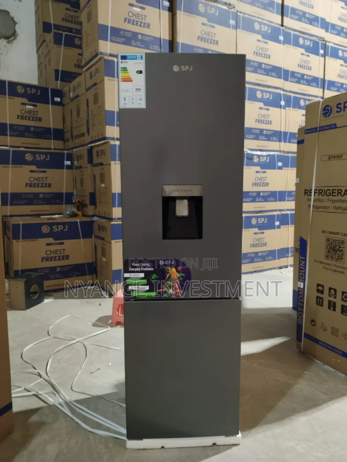 SPJ 379 Double Door Refrigerator With Dispenser