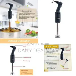 Professional Heavy-Duty Immersion Blender - Multicolor
