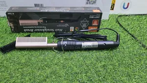 2 In 1 Hot Comb Temperature Adjustable Hair Straightener Brush