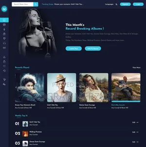 Musician Website Portal