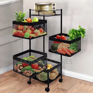 Kitchen Trolley Storage Organizer