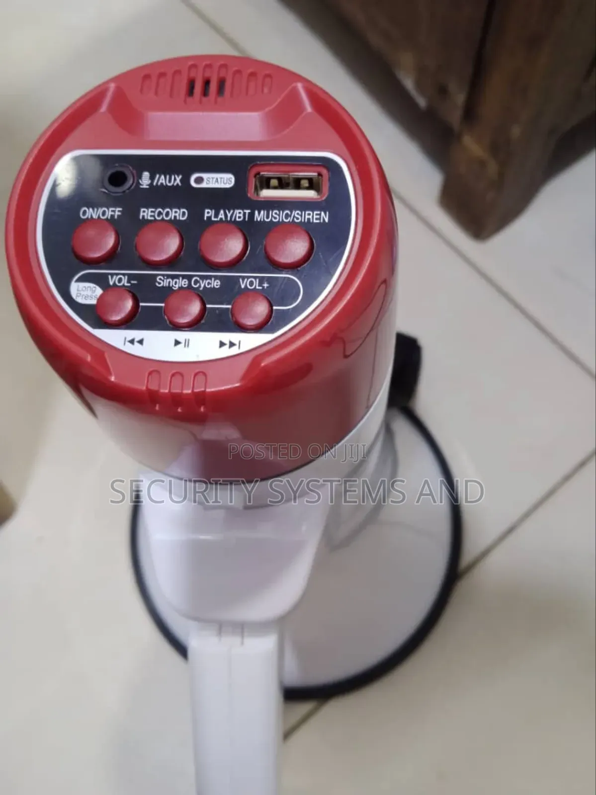 Handheld Megaphone With Loudspeaker, Usb Port, Sd Slot, External Mic