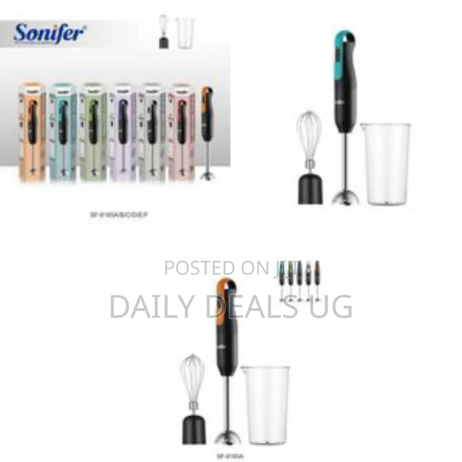 Versatile Hand Blender and Immersion Mixer Set - Multicolor