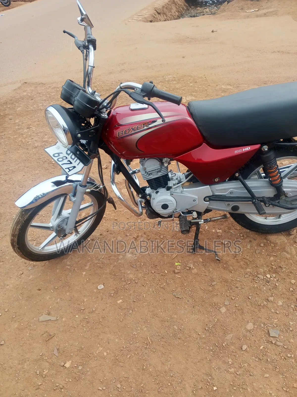 Bajaj Boxer 100 2025 Red