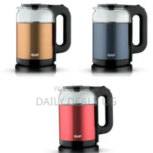 Raf Designer Glass and Copper Electric Kettle - Multicolor