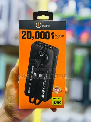 New Ali Access 20000mah High Capacity Super Fast Charging Powerbank