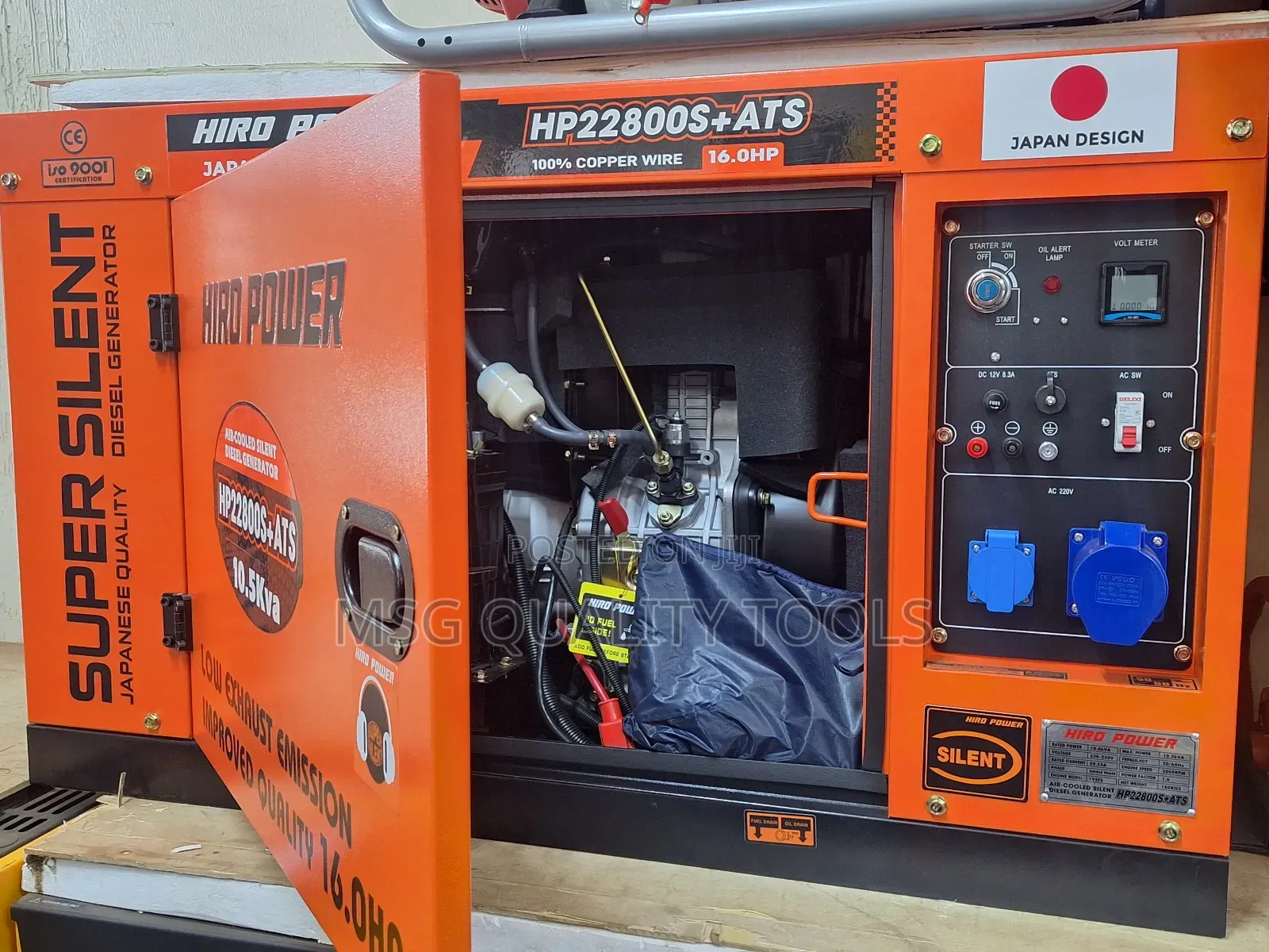 Silent Generator Hiro Power 10.5kva