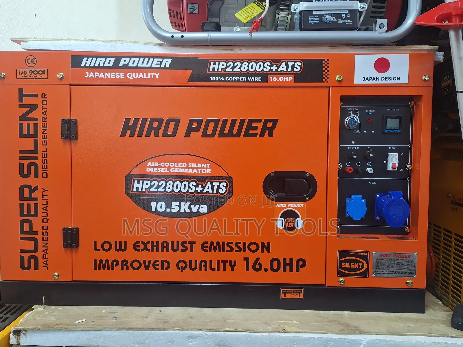 Silent Generator Hiro Power 10.5kva