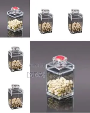 Food Acrylic Container - Airtight Clamp Lids Food Jars Clear
