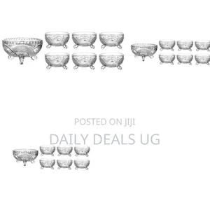 7-Piece Footed Glass Bowl Set