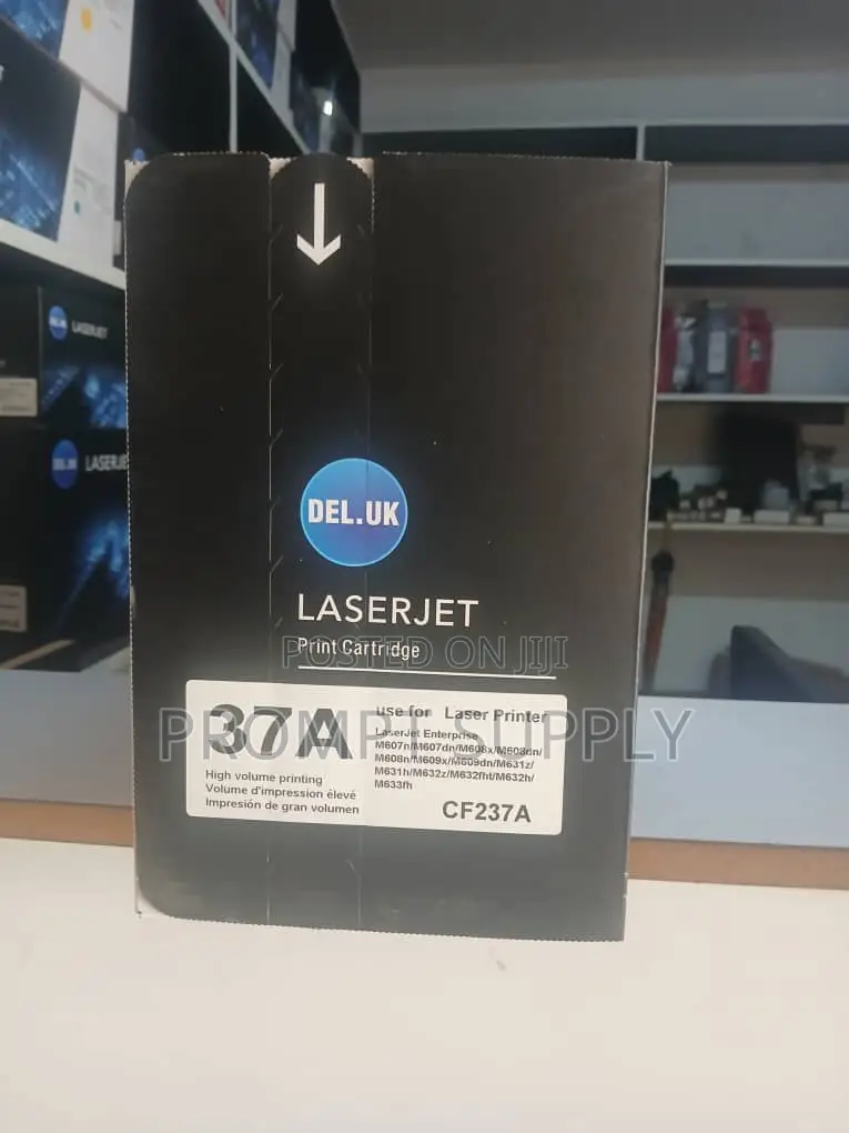 37a Laserjet Toner Cartridge- Black