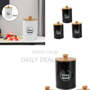 Set of Three Kitchen Canisters