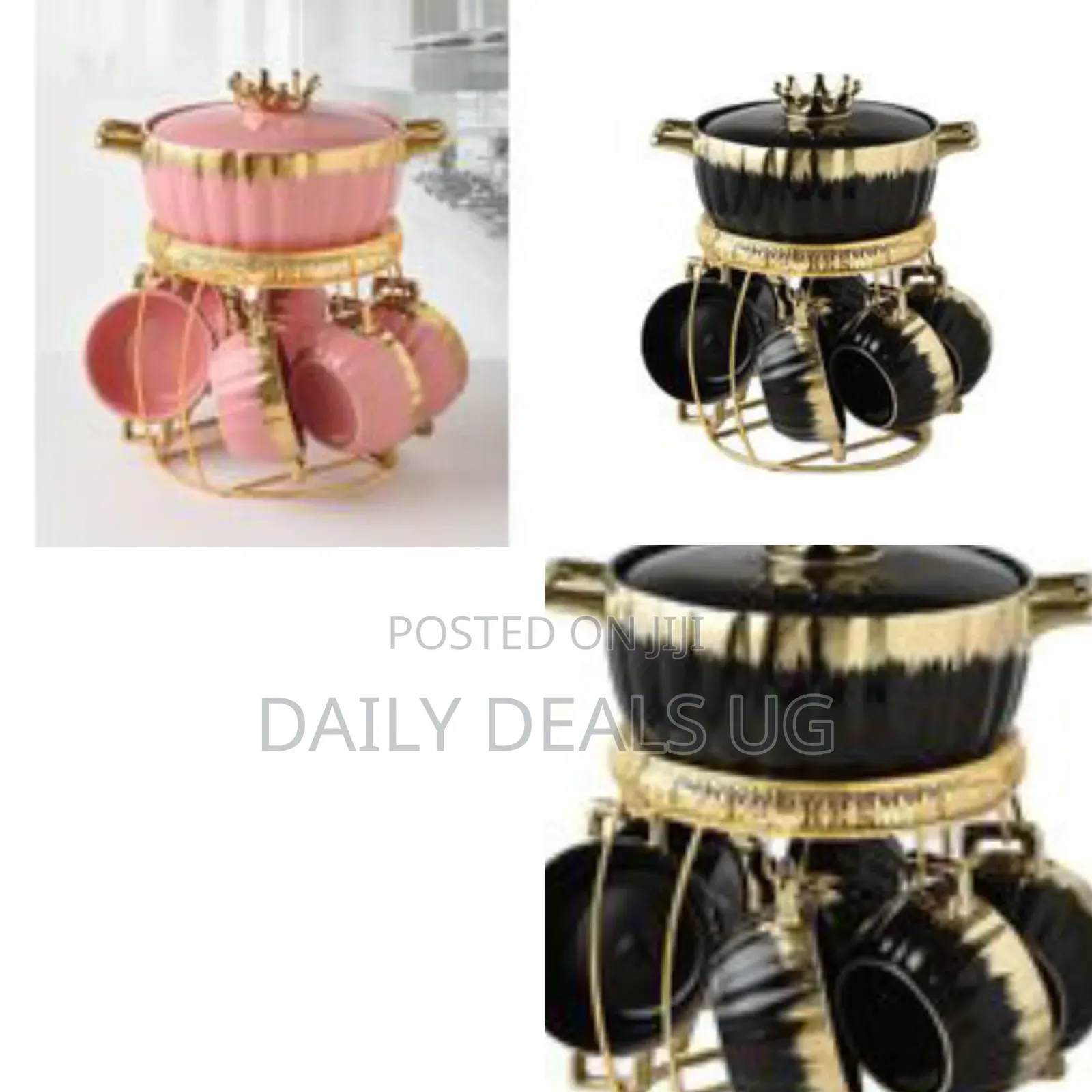 Fancy Ceramic Soup Tureen Bowl Gift Set