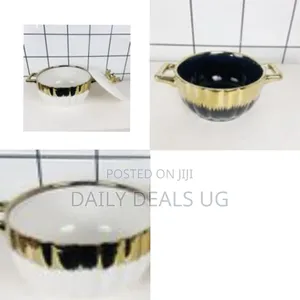 Fancy Ceramic Soup Tureen Bowl Set