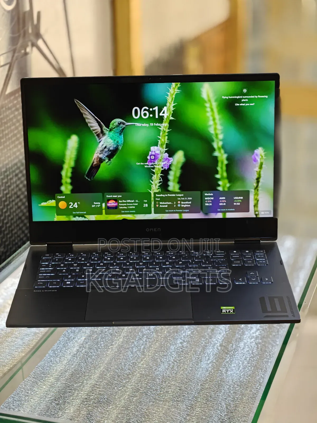 Laptop HP Omen 16 16GB Intel Core i5 HDD+SSD 256GB